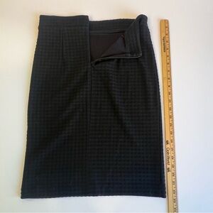Banana Republic Textured Black Pencil Skirt